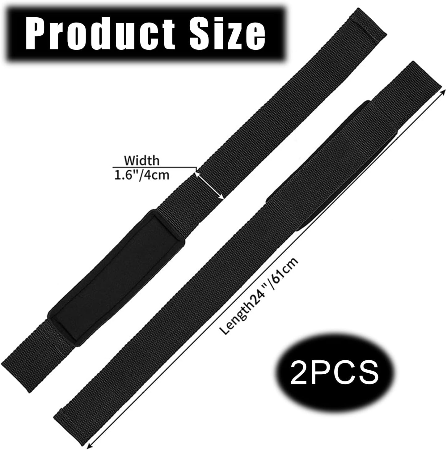 2 Pcs Wrist Straps for Weight Lifting - Purgatory Athletic Wear